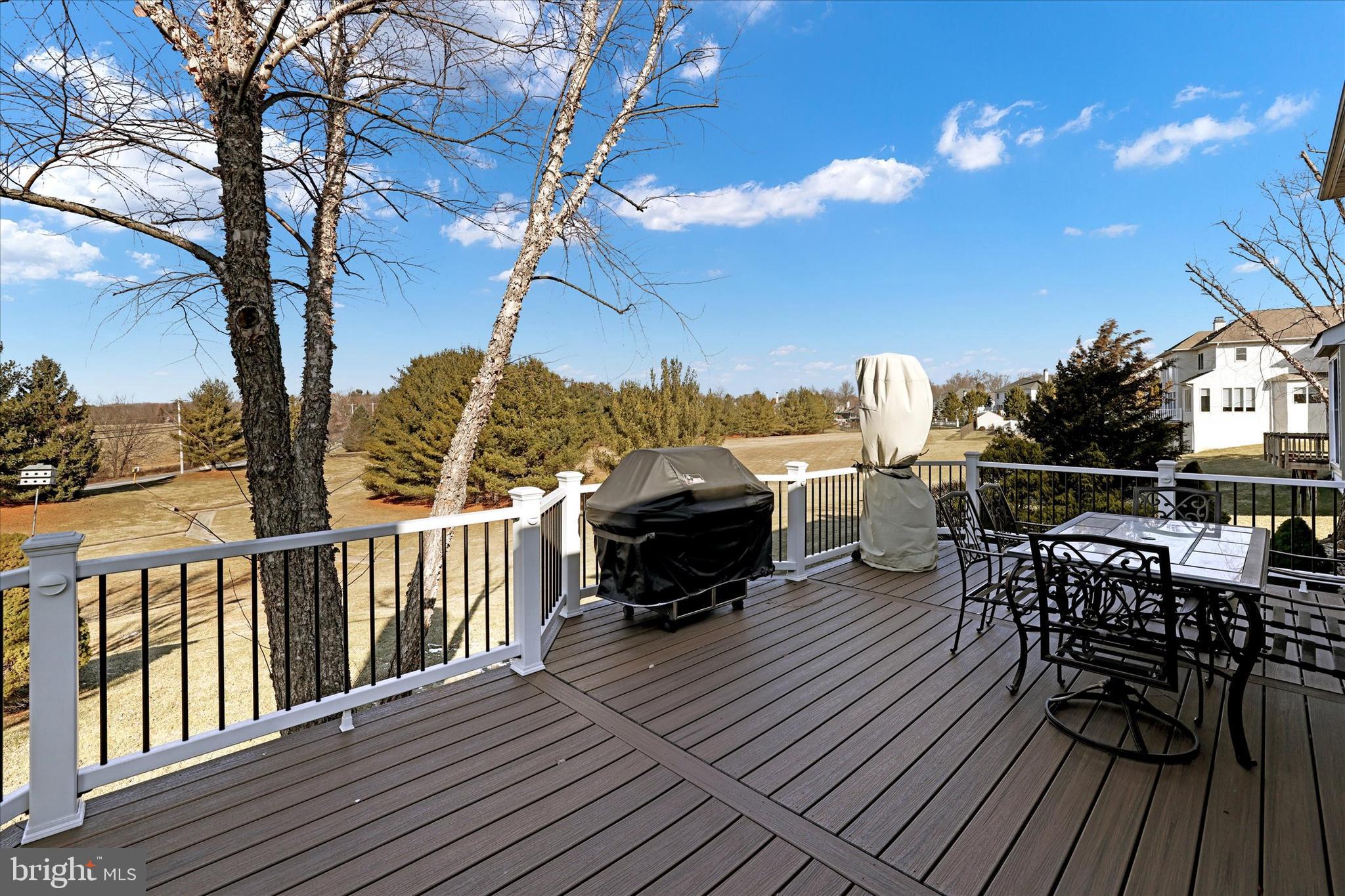 131 Hope Road Holland, PA 18966 - Photo 40 of 55 a view of a balcony with chairs and wooden fence