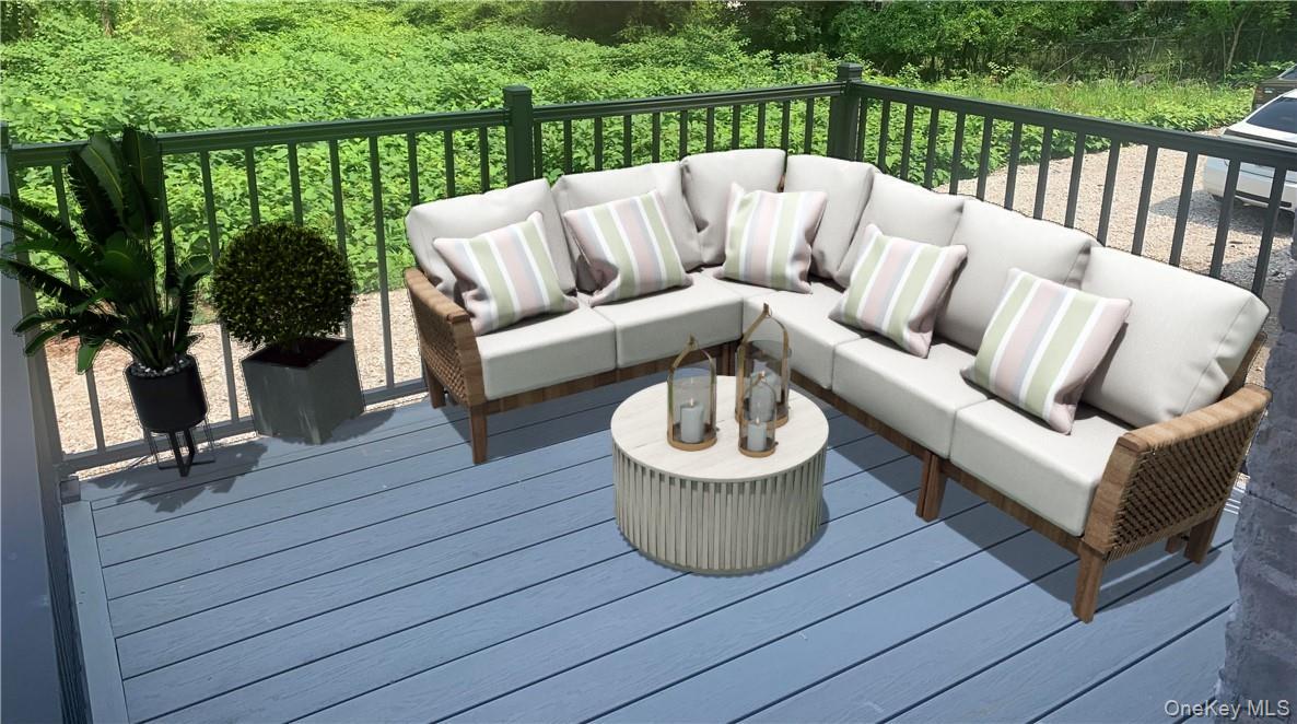 YOUR PRIVATE DECK (virtually staged)