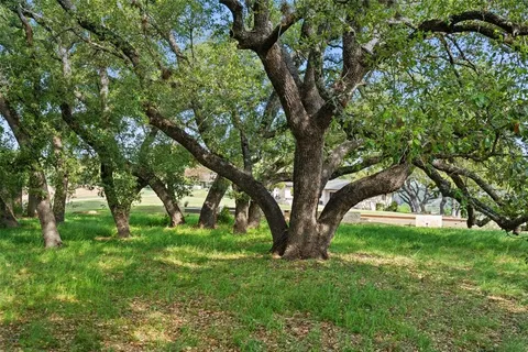 a view of outdoor space with a garden