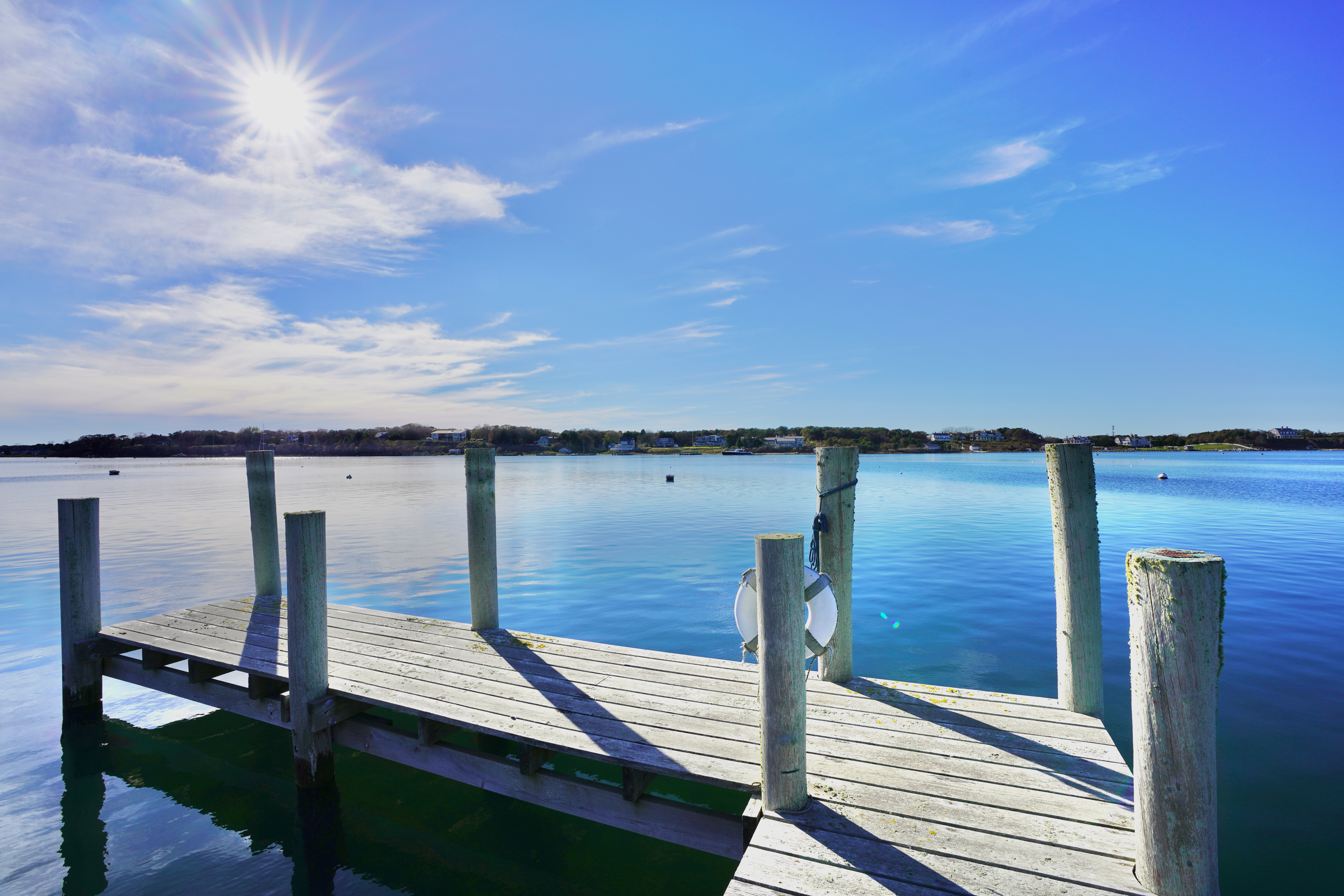 30 Calebs Pond Road Edgartown, MA 02539 - Photo 18 of 35 a view of ocean from a balcony
