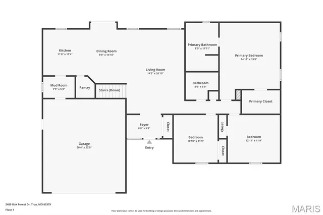 $300,000 | 2489 Oak Forest Drive, Troy, MO 63379