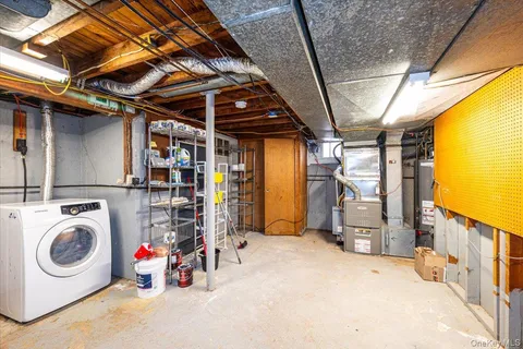 a view of storage and utility room