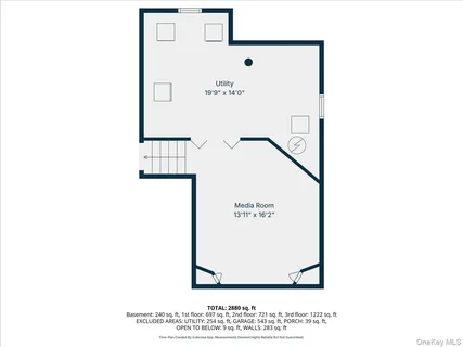 a picture of a bench in a white wall