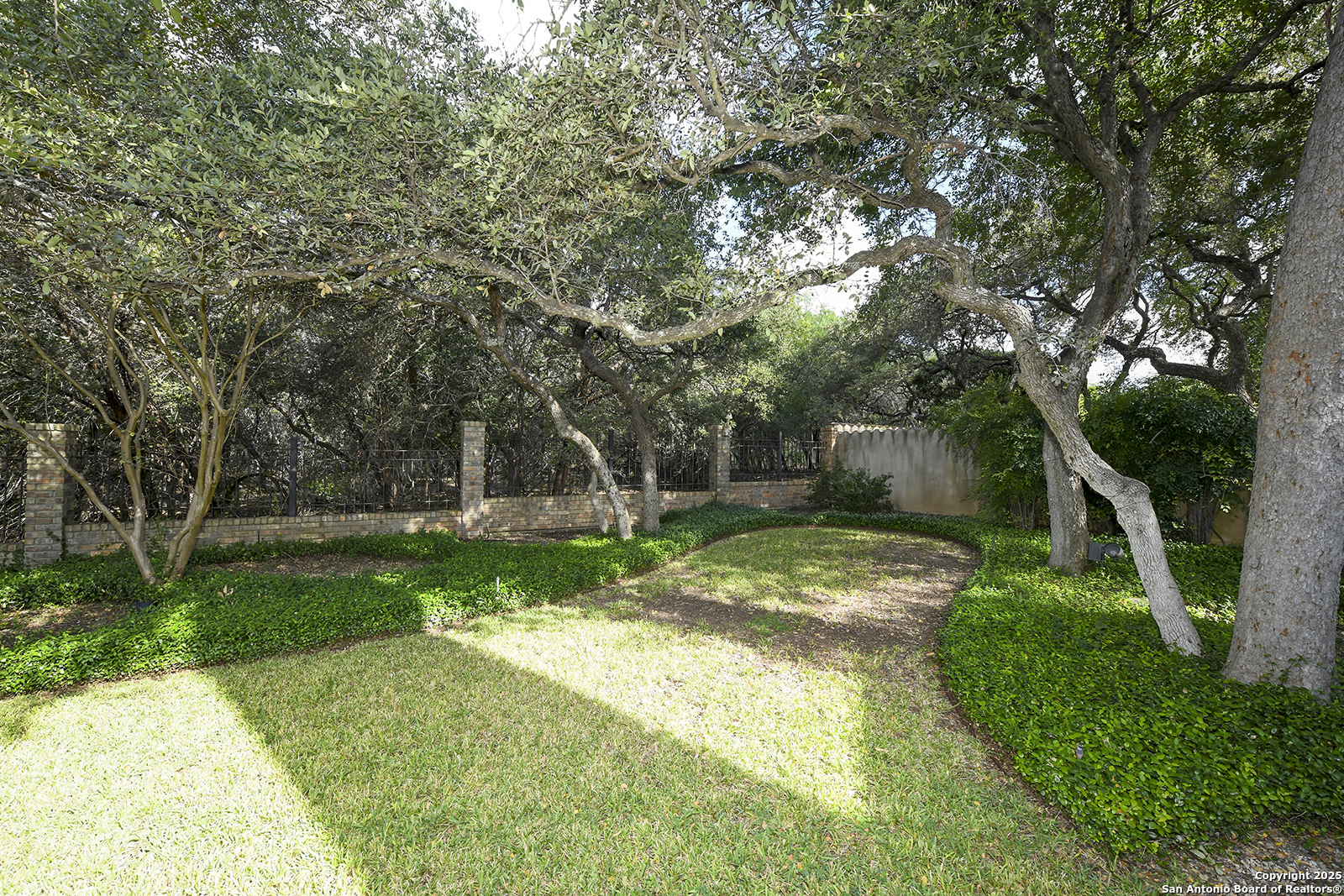 13 Westelm Circle San Antonio, TX 78230 - Photo 38 of 46 a backyard of a house with plants and large tree