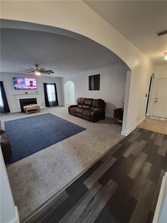 2689 Muskeg Court Southwest Atlanta, GA 30331 - Photo 25 of 35 a bedroom with a bed and a flat screen tv