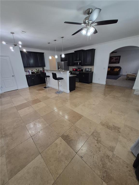 2689 Muskeg Court Southwest Atlanta, GA 30331 - Photo 28 of 35 a view of kitchen with a sink and a stove top oven