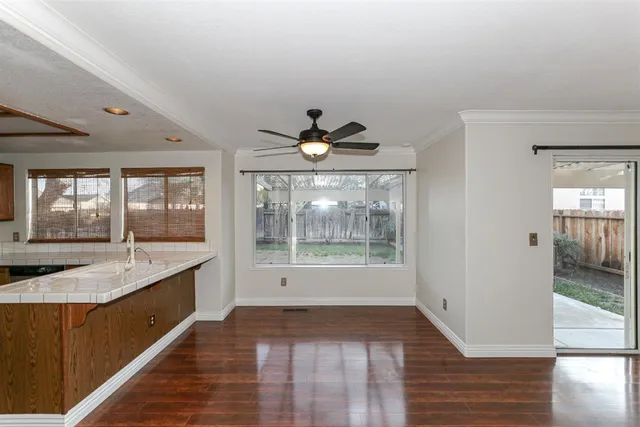 a very nice looking room with a large window