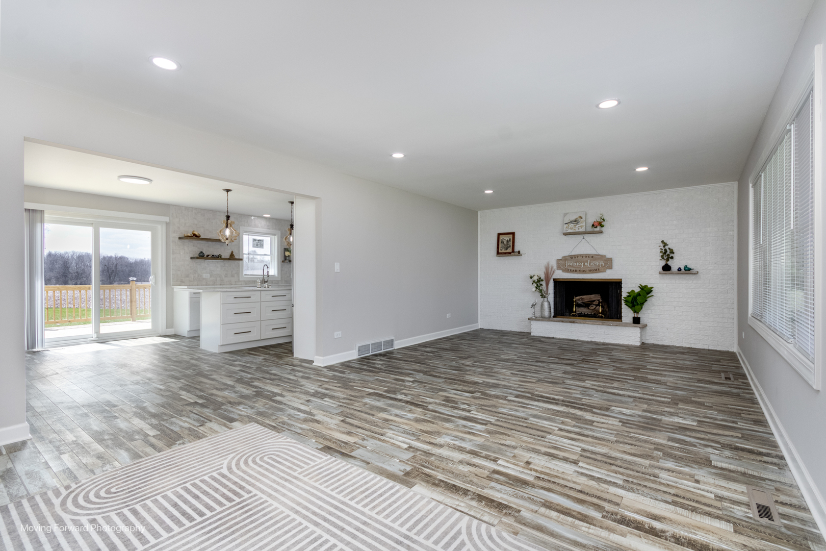 38W715 Huntley Road West Dundee, IL 60118 - Photo 33 of 42 a view of empty room with a fireplace