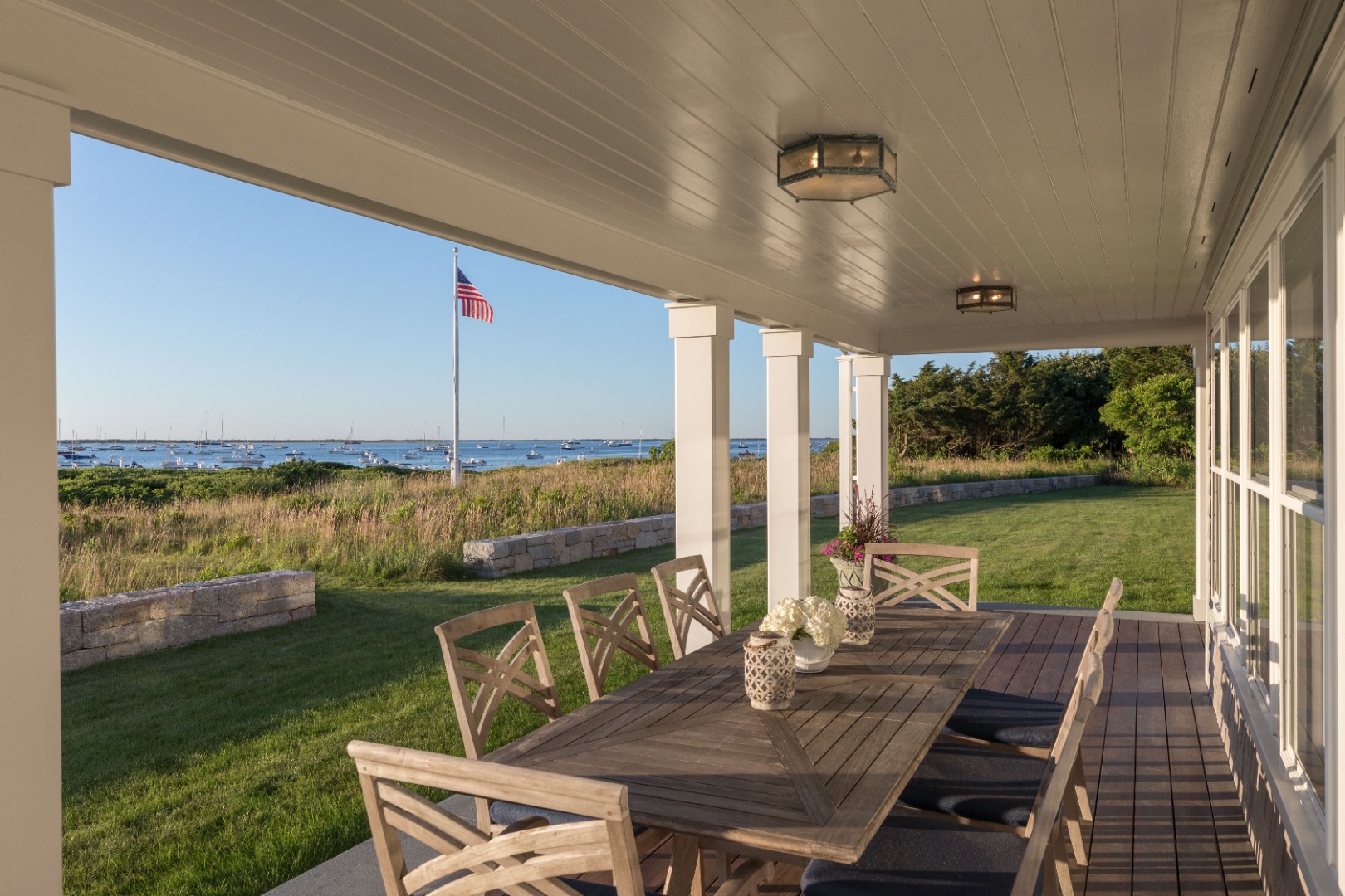 20 Berkeley Avenue Nantucket, MA 02554 - Photo 18 of 30 a view of an ocean from a balcony