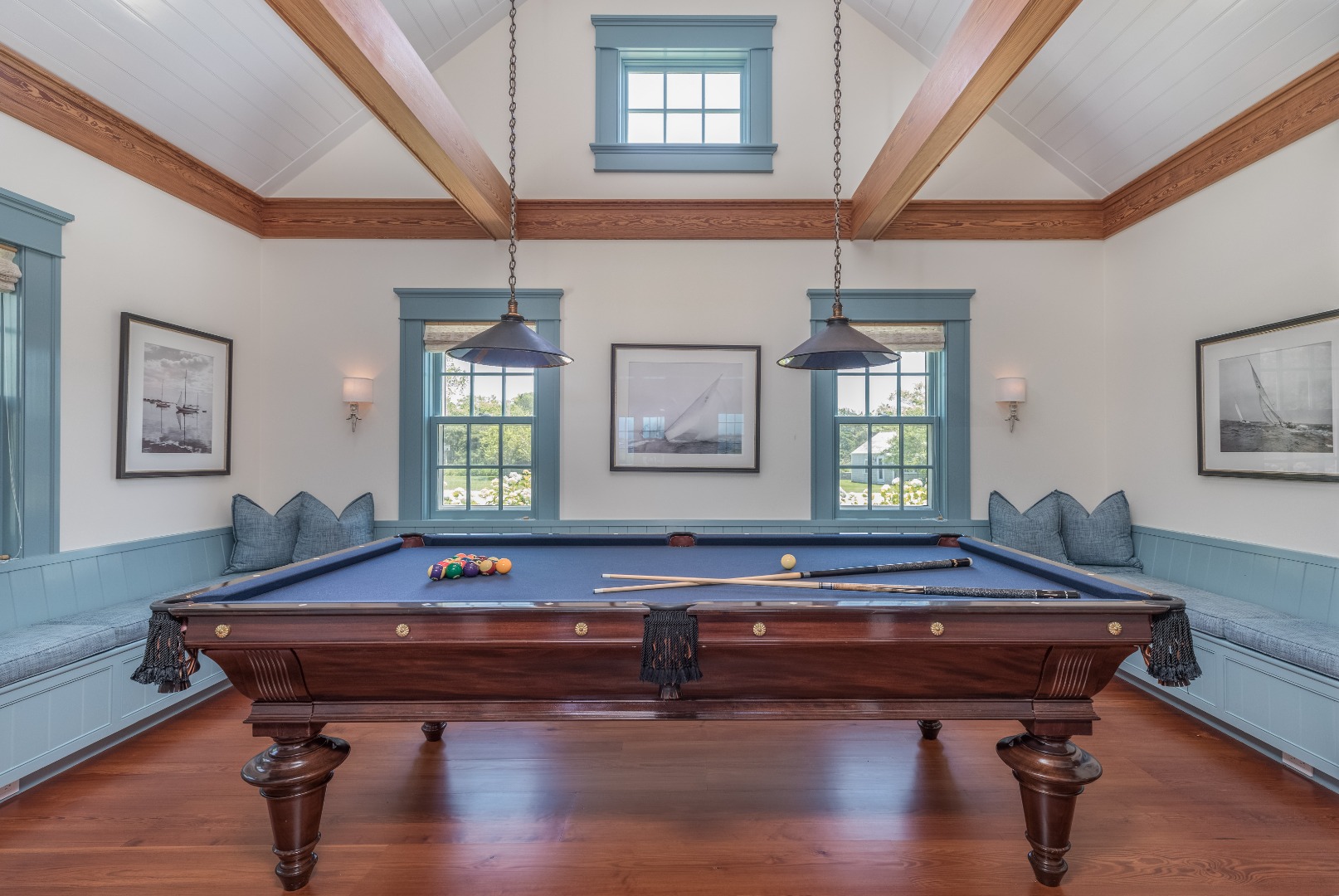 20 Berkeley Avenue Nantucket, MA 02554 - Photo 8 of 30 a room with pool table and windows