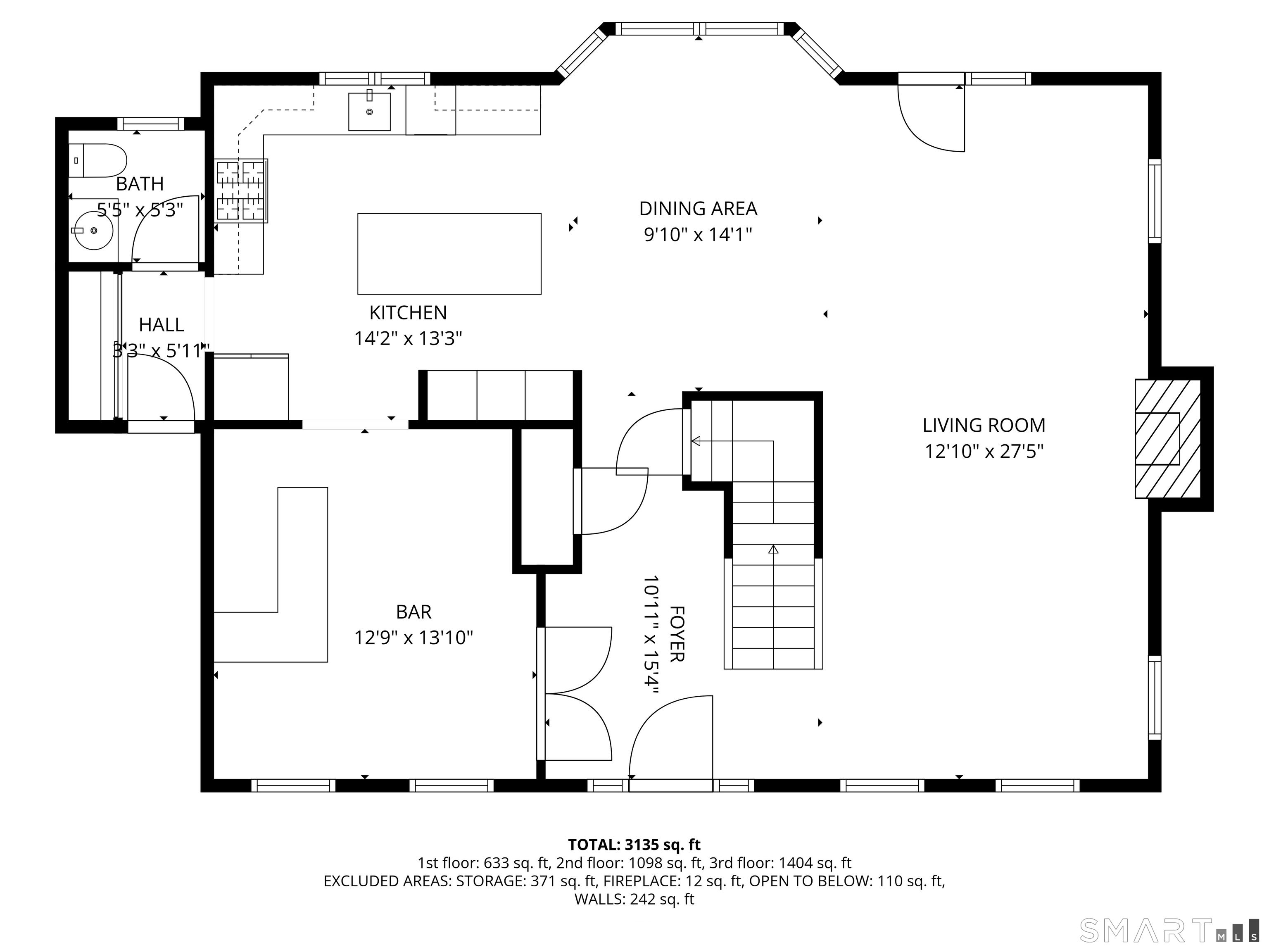 93 Old Cider Mill Road Southington, CT 06489 - Photo 38 of 40 Main Level - Floor Plan