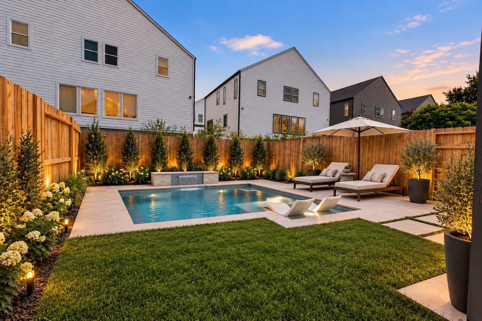14101 Bridgeport Road Houston, TX 77047 - Photo 34 of 39 Rendering of what a pool could look like in your private back yard!