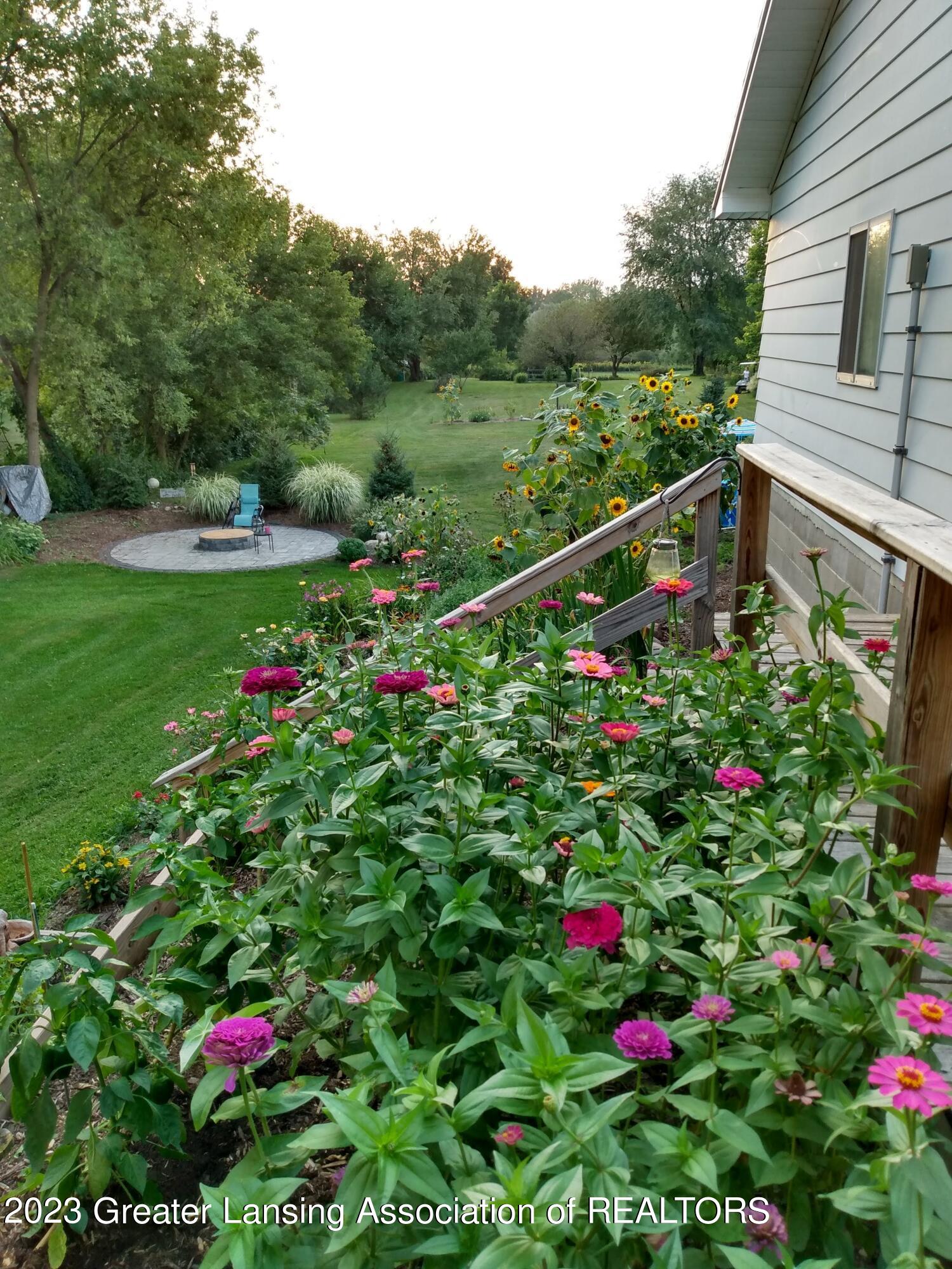 16164 Turner Road Lansing, MI 48906 - Photo 33 of 39 back yard flowers