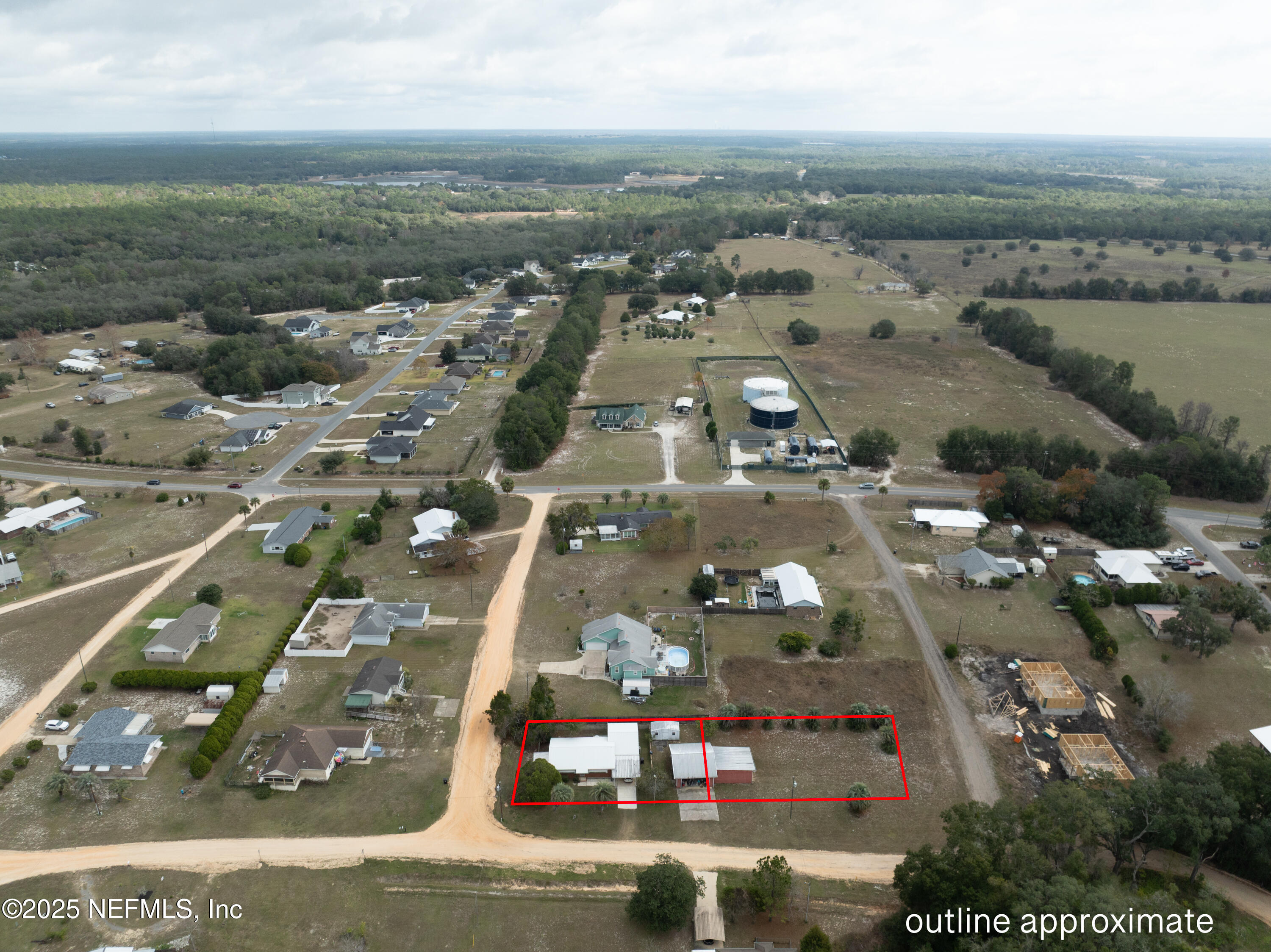 6276 Magnolia Street Keystone Heights, FL 32656 - Photo 42 of 45 an aerial view of a city