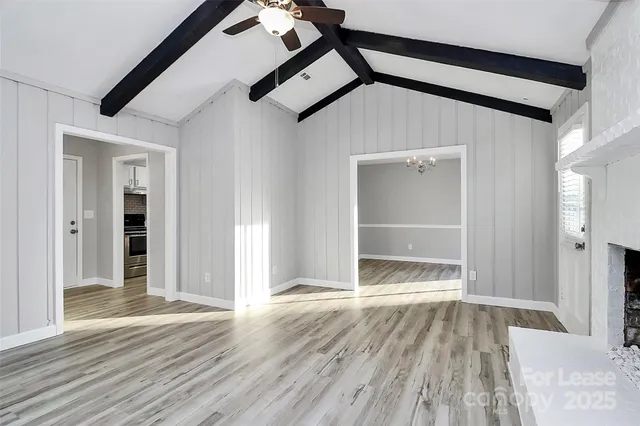 wooden floor in an empty room