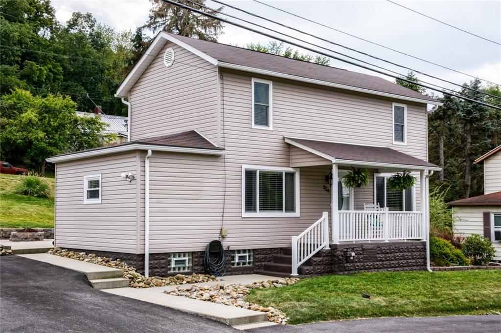 358 Oak Road Gibsonia, PA 15044 - Photo 1 of 22 Exterior Front w/New Vinyl & Asphalt For Parking