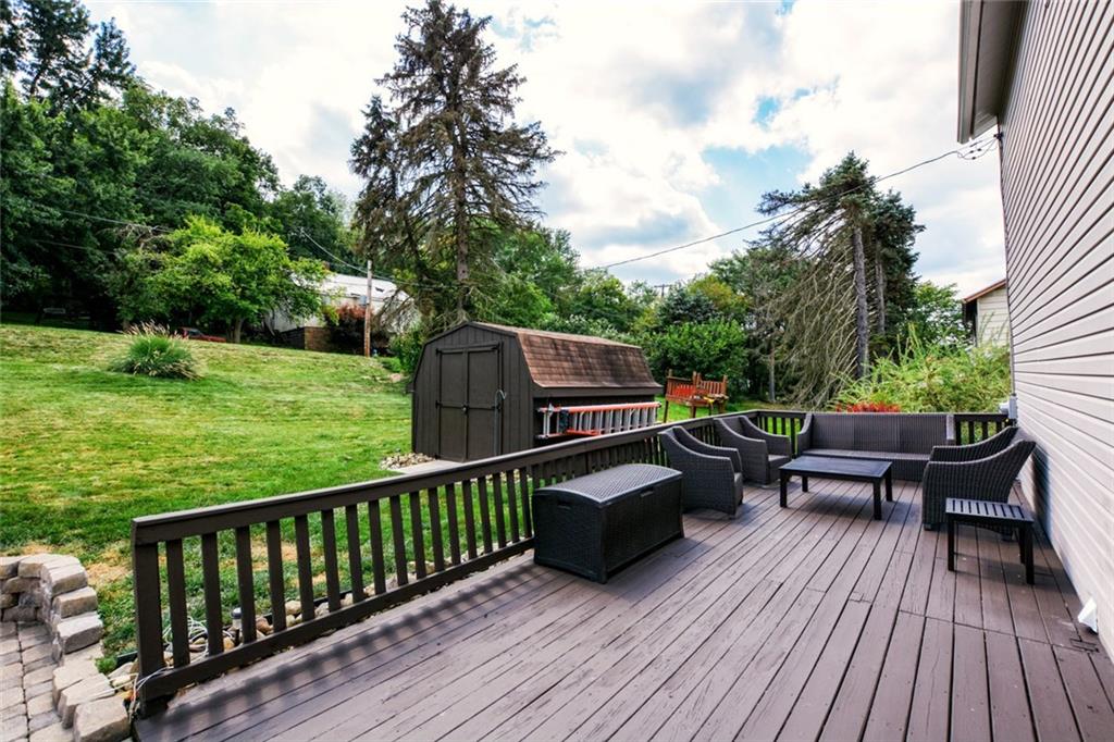358 Oak Road Gibsonia, PA 15044 - Photo 18 of 22 Wood Deck & Shed