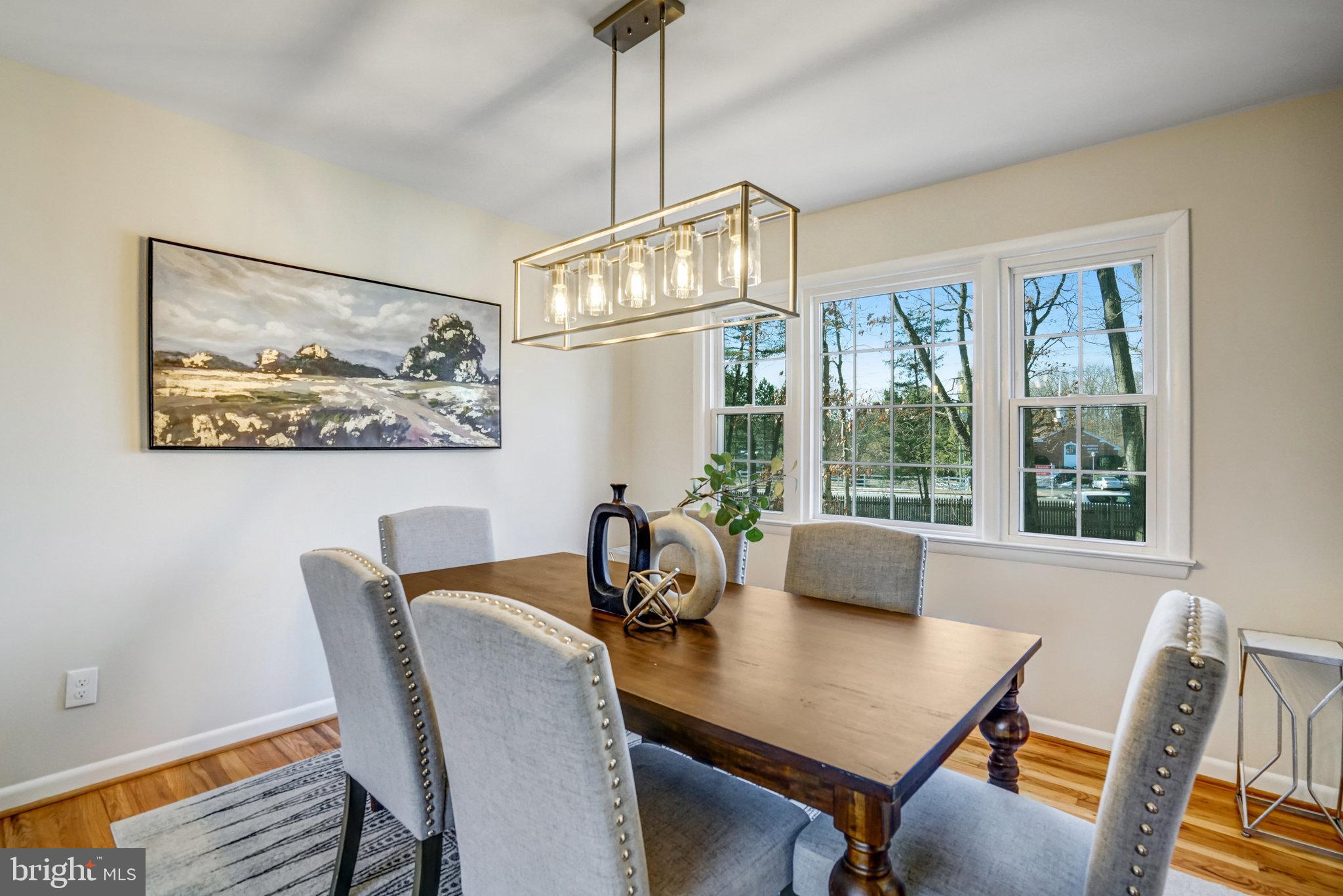 6002 Sherborn Lane Springfield, VA 22152 - Photo 11 of 52 a view of a dining room with furniture window and outside view