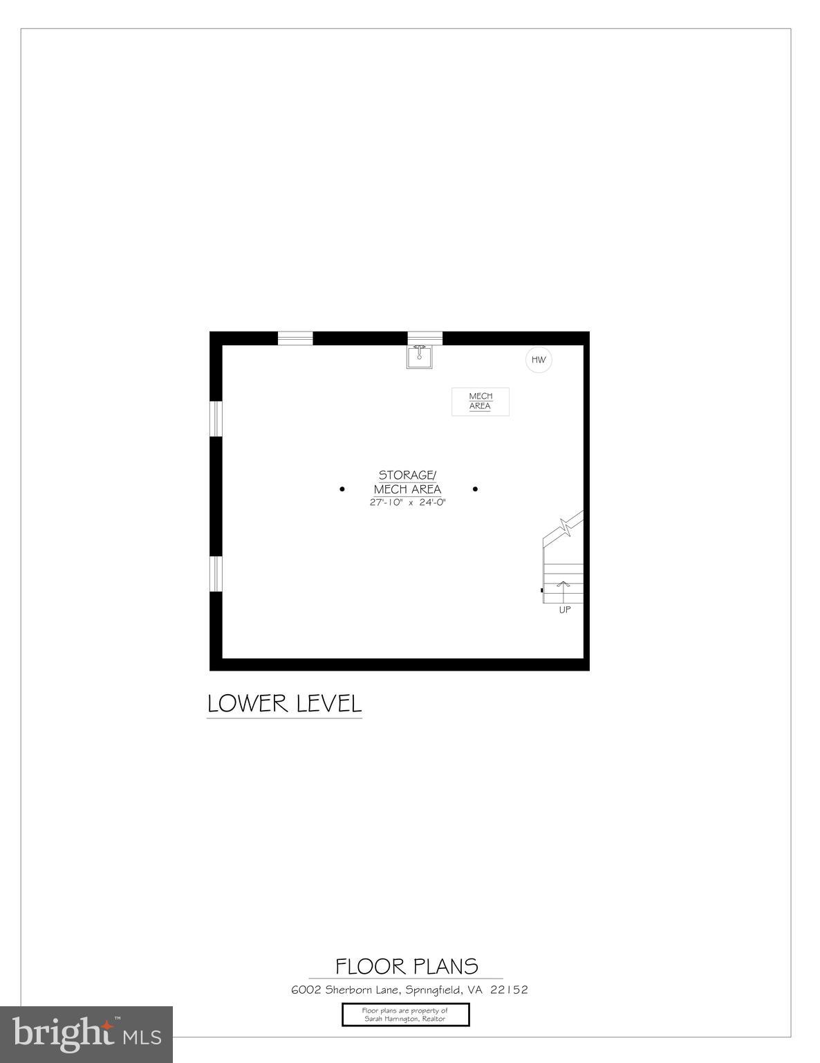 6002 Sherborn Lane Springfield, VA 22152 - Photo 52 of 52 a picture of a wall with a white wall and a refrigerator