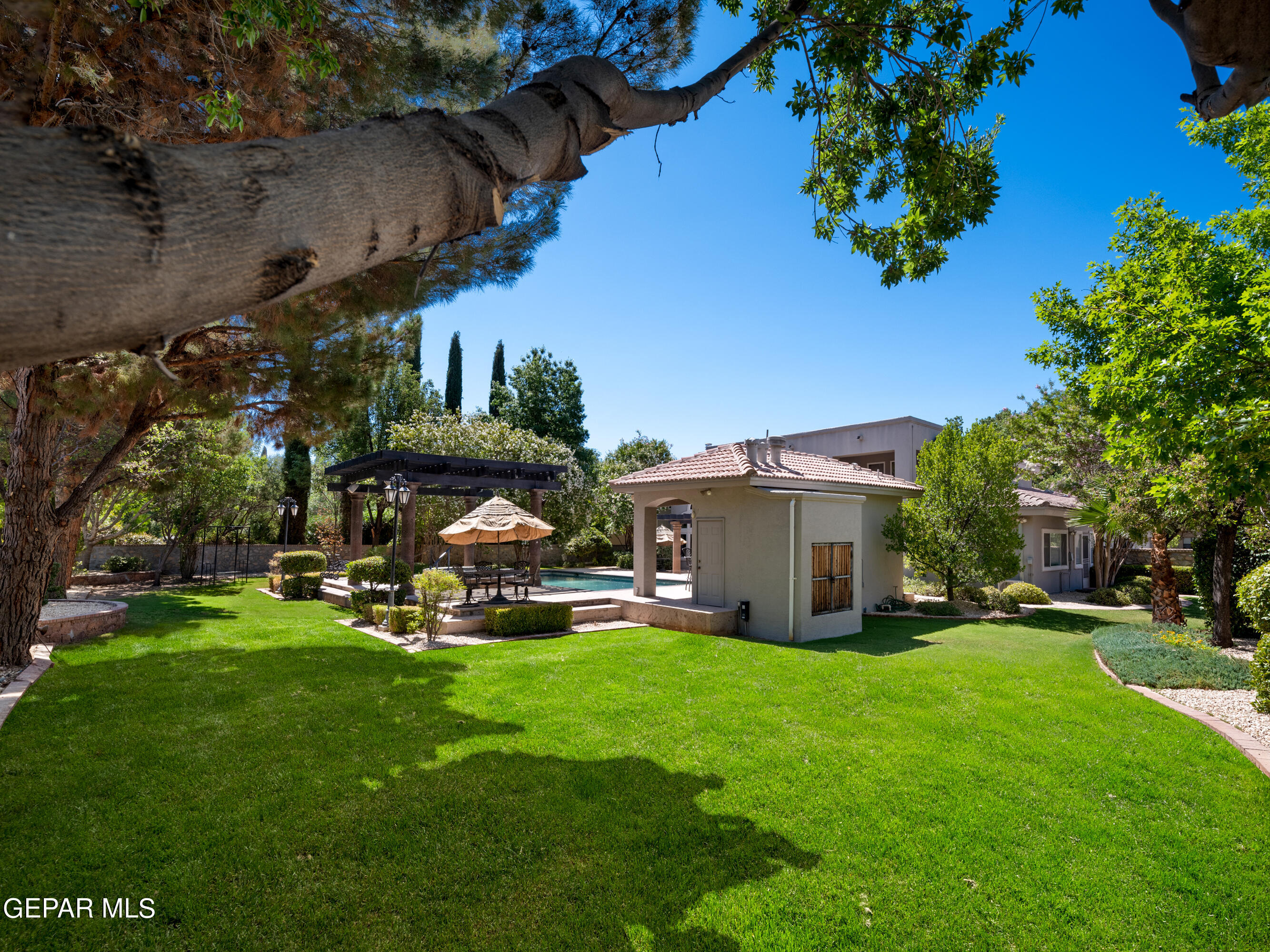 813 Rosinante Road El Paso, TX 79922 - Photo 8 of 67 a view of a house with a yard porch and sitting area