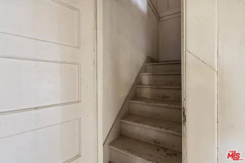 a room with storage and utility