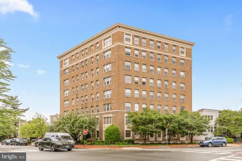 a front view of a building