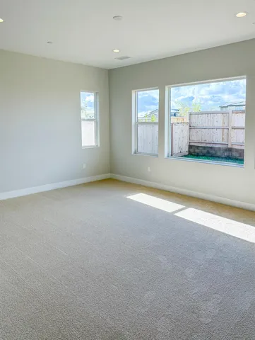 a bathroom with a sink double vanity and a mirror