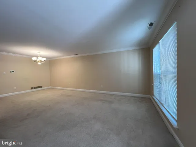 a view of an empty room