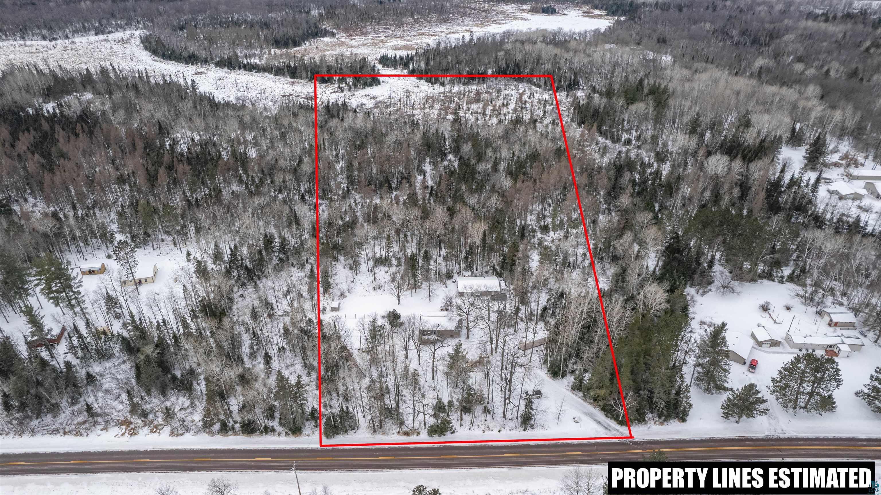 6949 County Rd A Superior, WI 54880 - Photo 2 of 34 View of snowy aerial view
