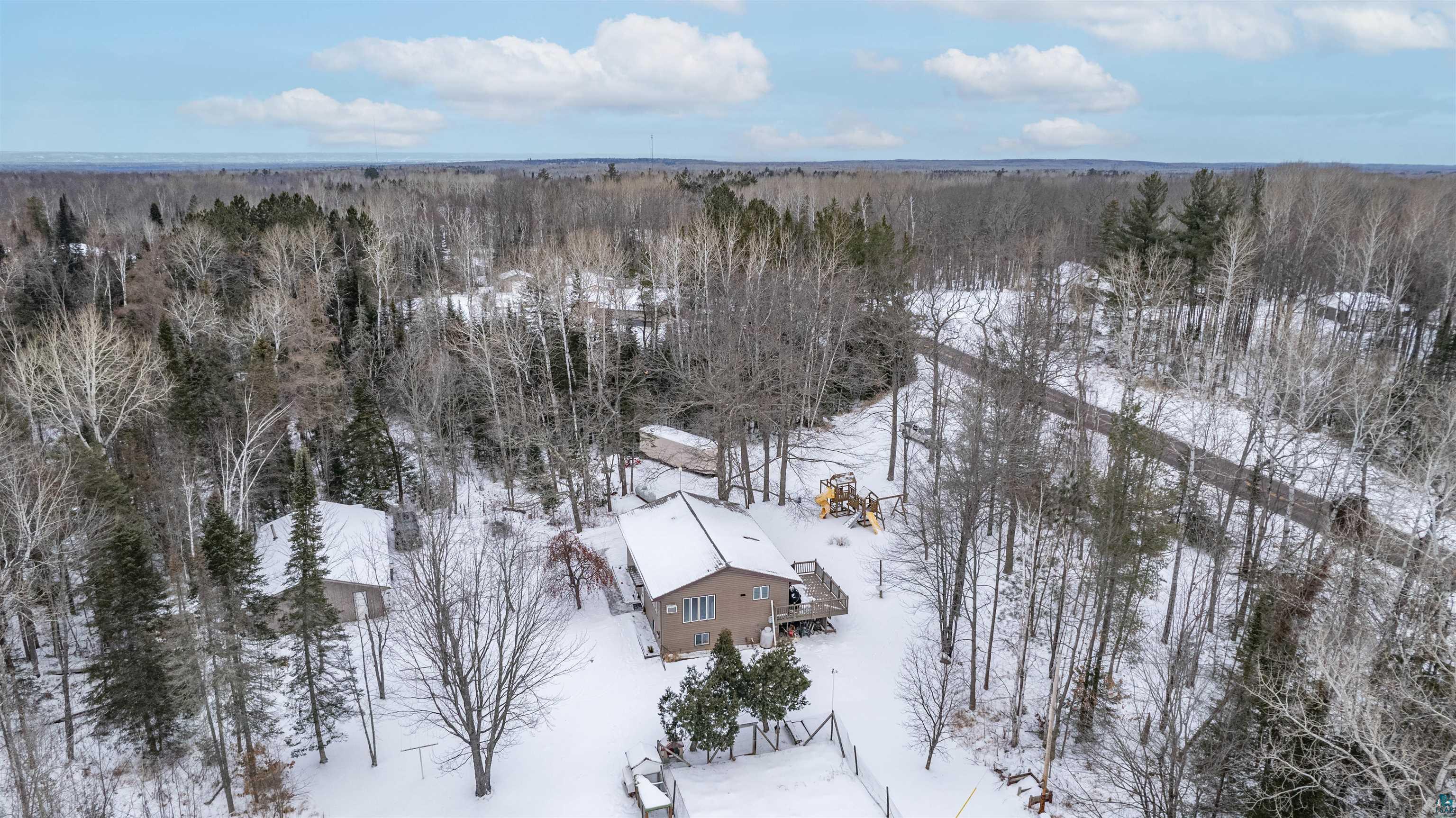 6949 County Rd A Superior, WI 54880 - Photo 30 of 34 View of snowy aerial view