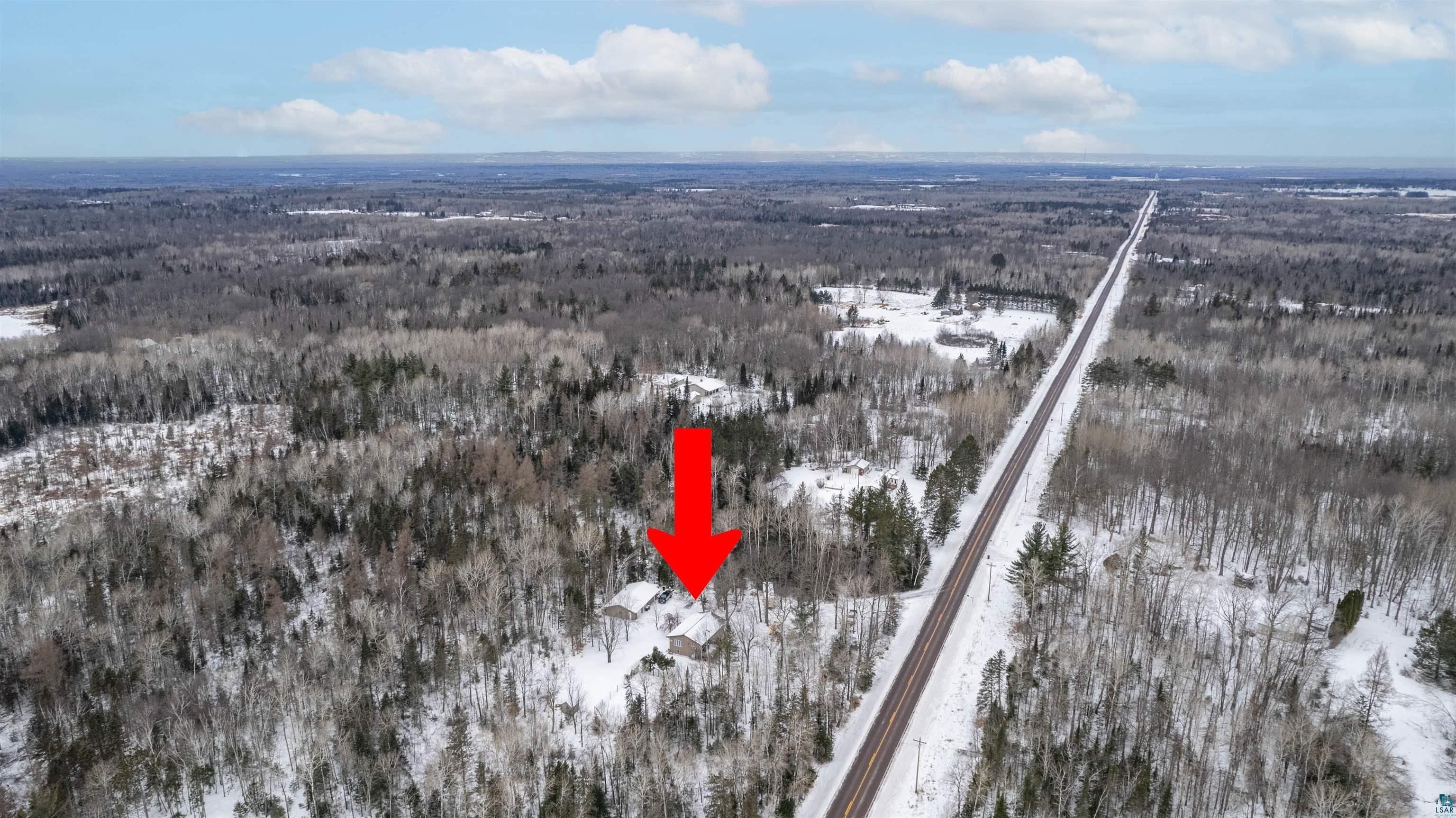 6949 County Rd A Superior, WI 54880 - Photo 31 of 34 View of snowy aerial view