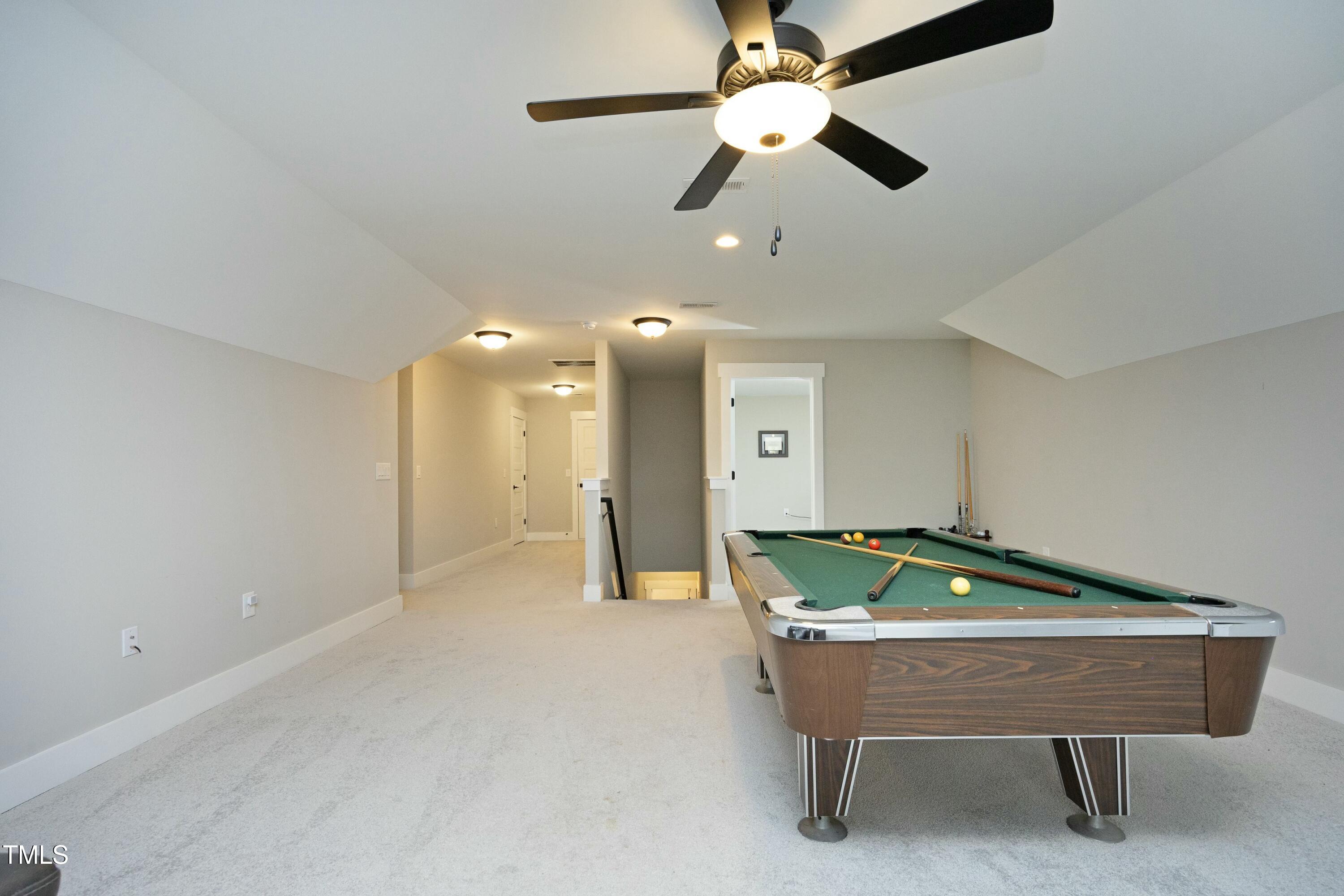 97 Buckstone Place Willow Spring, NC 27592 - Photo 26 of 33 a room with pool table and ceiling fan