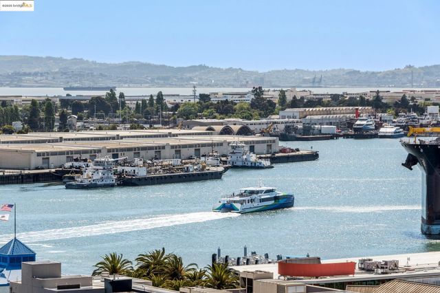 a view of city and ocean