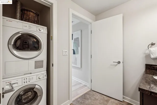 a view of city and a mountain