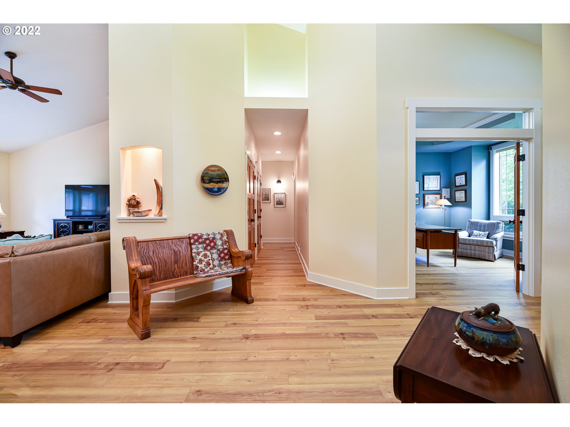 90730 Marcola Road Springfield, OR 97478 - Photo 15 of 30 a living room with furniture and a wooden floor