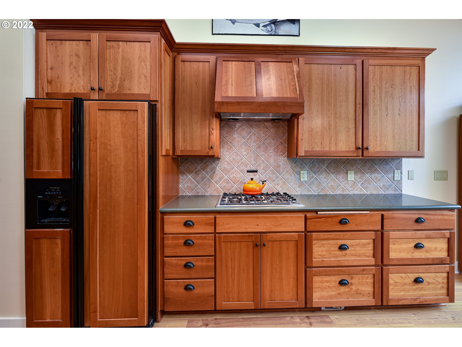 90730 Marcola Road Springfield, OR 97478 - Photo 8 of 30 a kitchen with stainless steel appliances granite countertop a refrigerator and cabinets