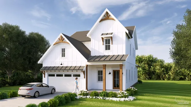 a view of house with garden