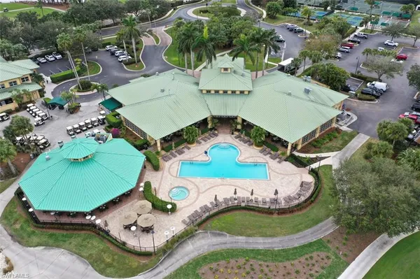 a view of a swimming pool with a terrace