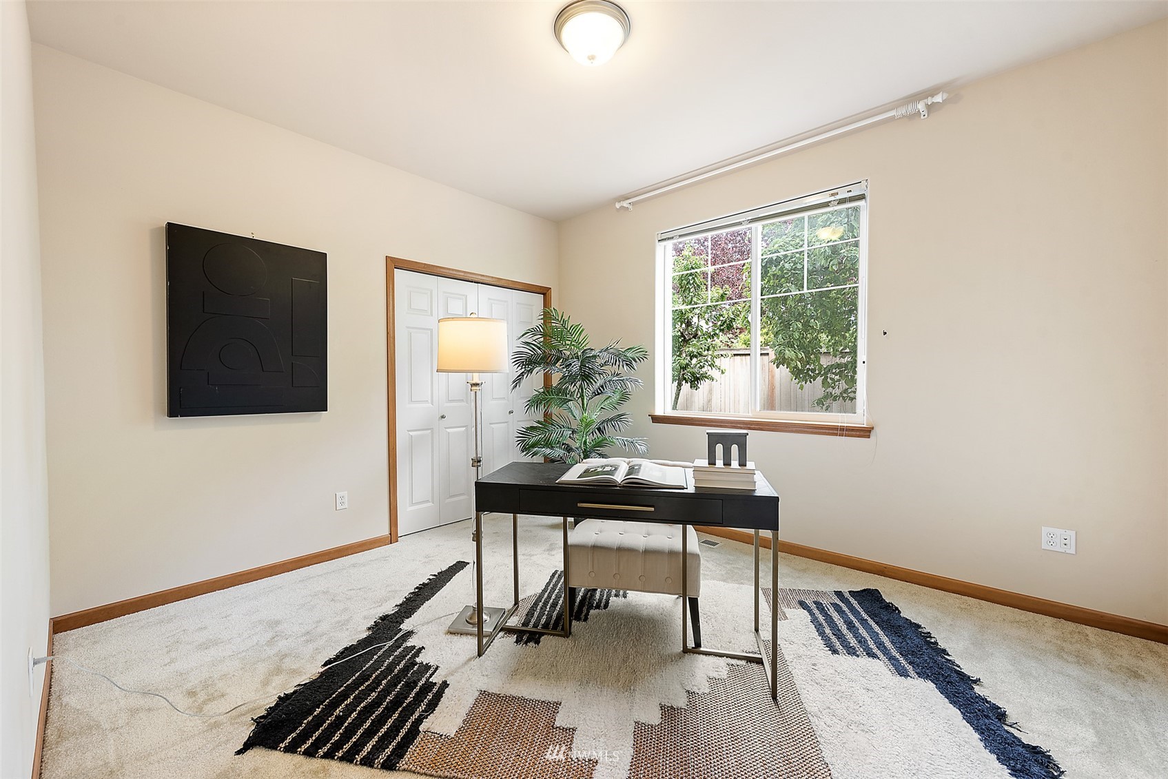 21112 39th Avenue Southeast Bothell, WA 98021 - Photo 14 of 33 a workspace with wooden floor and a window