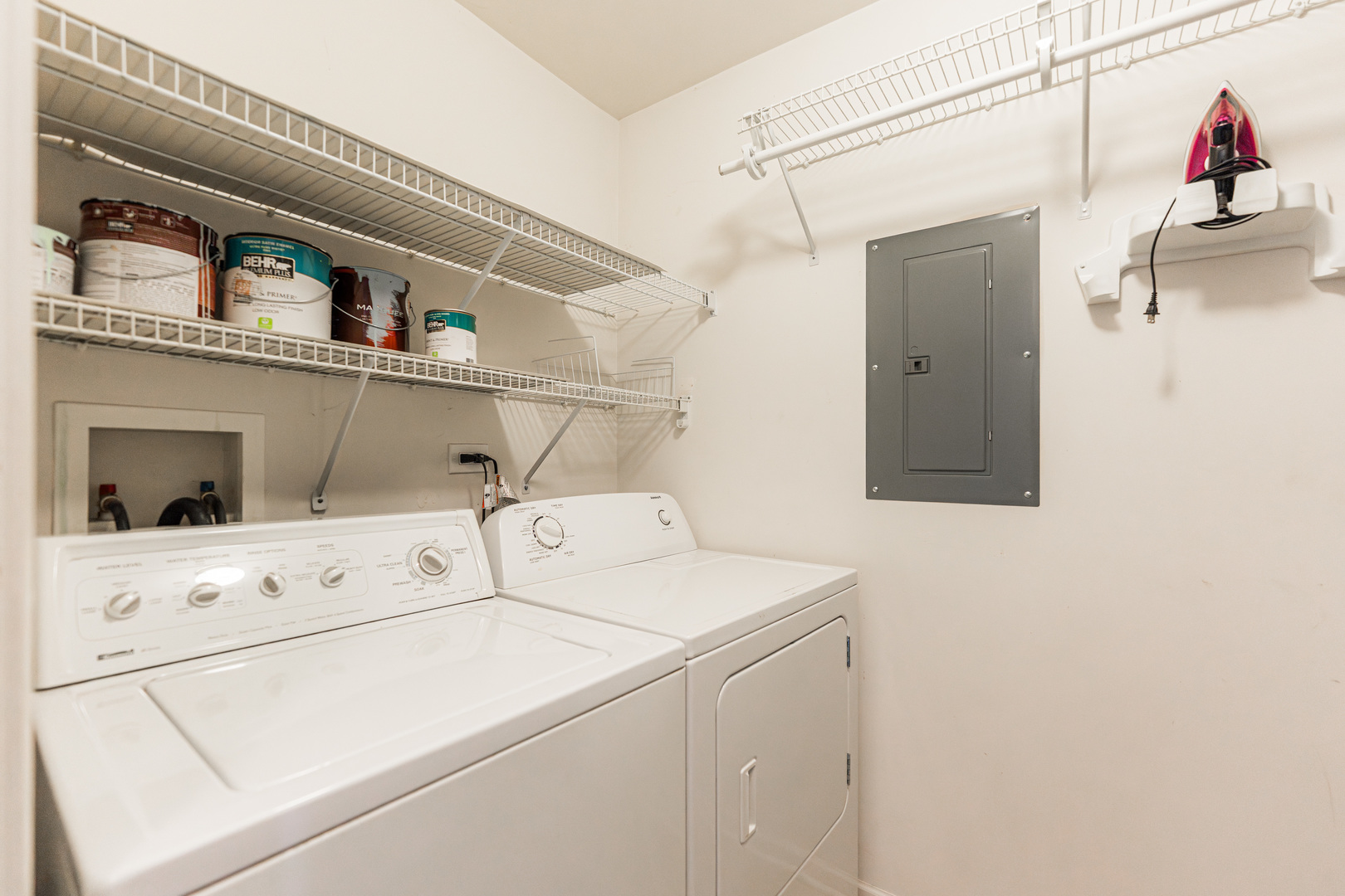1202 North Red Oak Circle, Unit 2 Round Lake Beach, IL 60073 - Photo 15 of 19 a utility room with dryer and washer