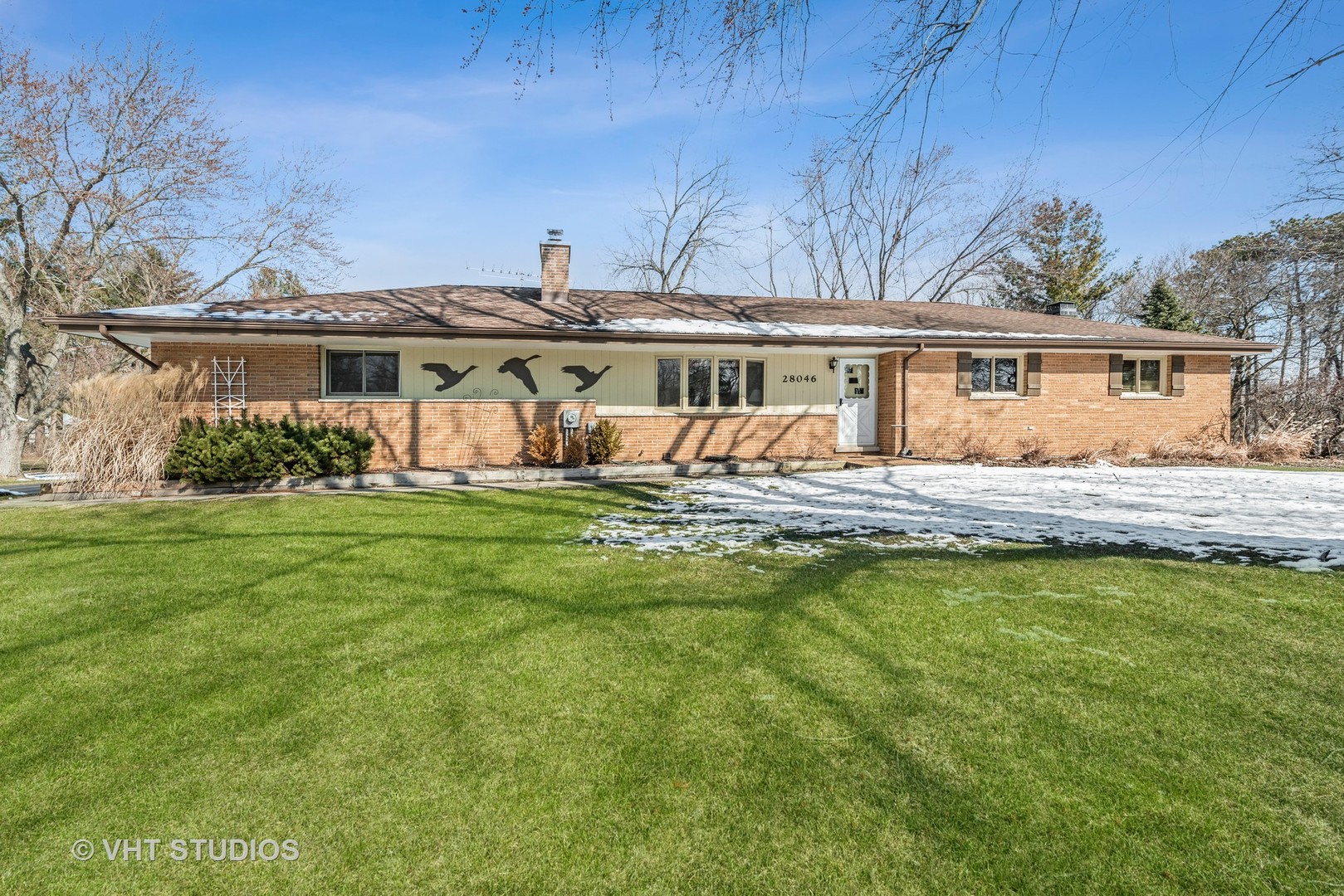 28046 Brandenburg Road Ingleside, IL 60041 - Photo 1 of 17 front view of a house with a yard