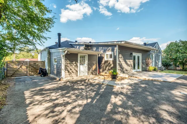 a view of a house with a outdoor space