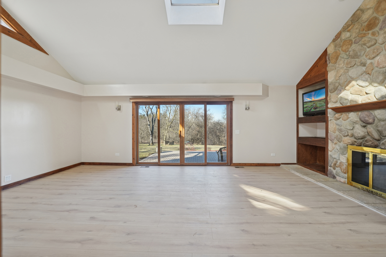 120 Old Barrington Road North Barrington, IL 60010 - Photo 14 of 31 a view of an empty room with a window and fire place