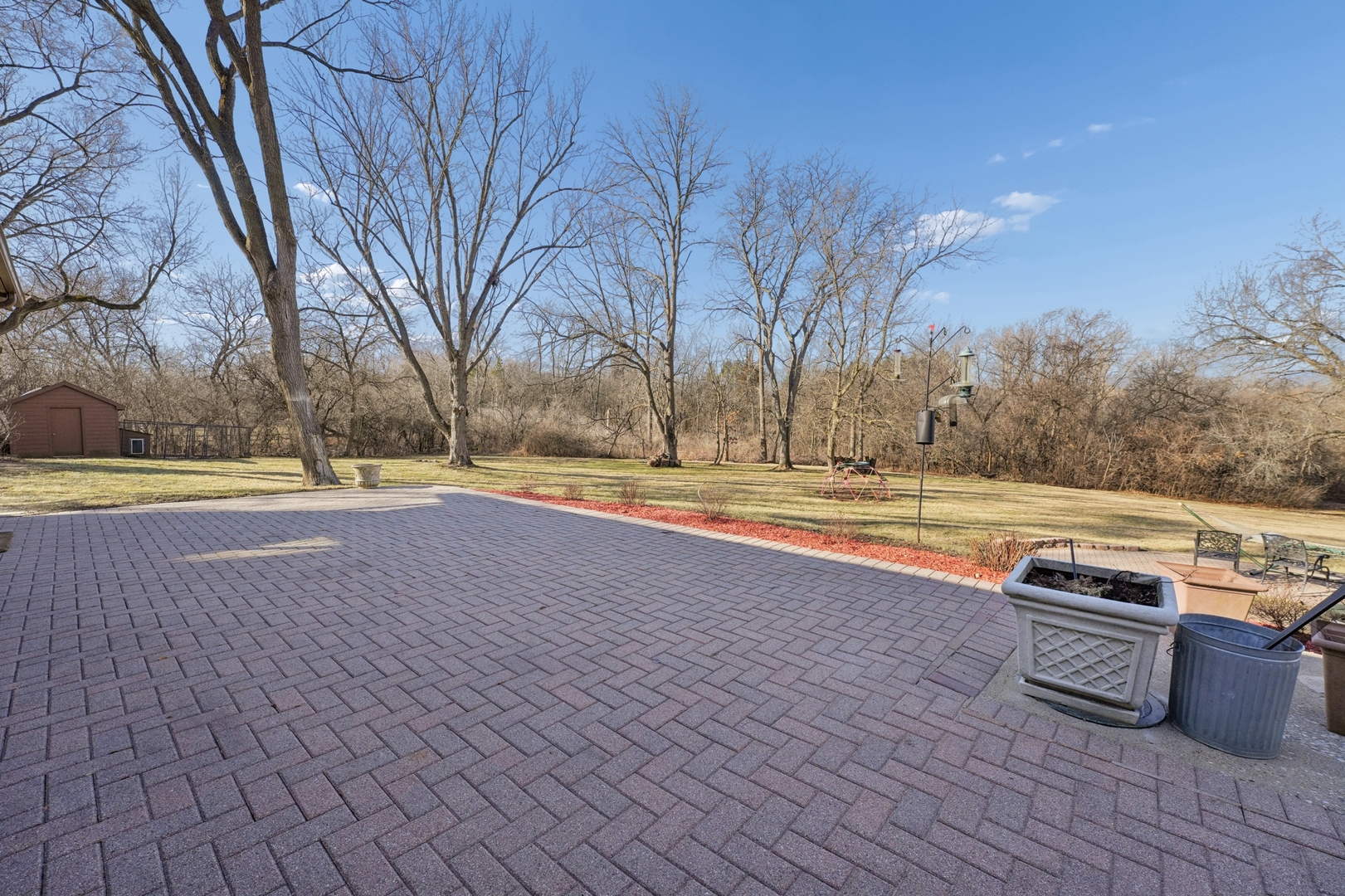 120 Old Barrington Road North Barrington, IL 60010 - Photo 15 of 31 a view of outdoor space with deck and yard