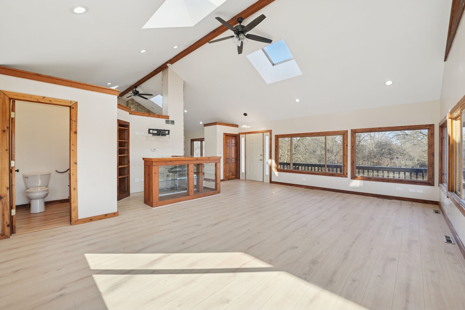 120 Old Barrington Road North Barrington, IL 60010 - Photo 7 of 31 a view of an empty room with a fireplace