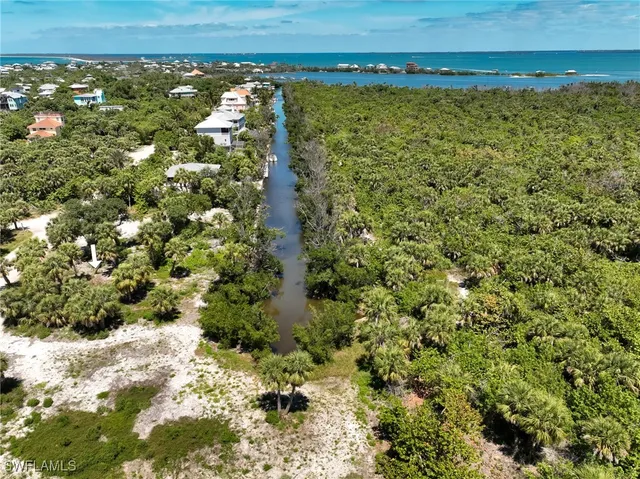 a view of a lake with a mountain