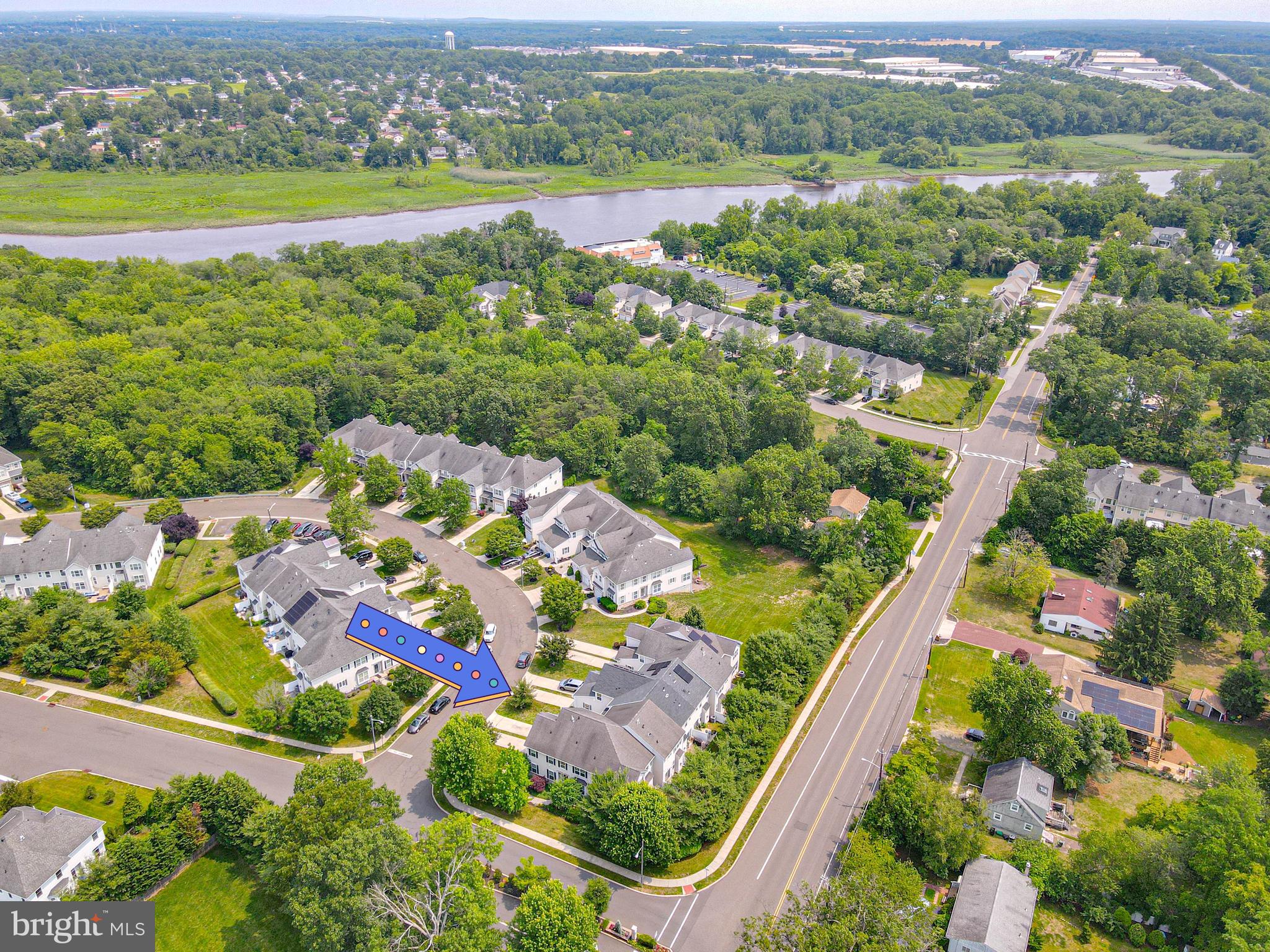 4 Compass Circle Mount Laurel, NJ 08054 - Photo 47 of 48 an aerial view of lake and residential houses with outdoor space