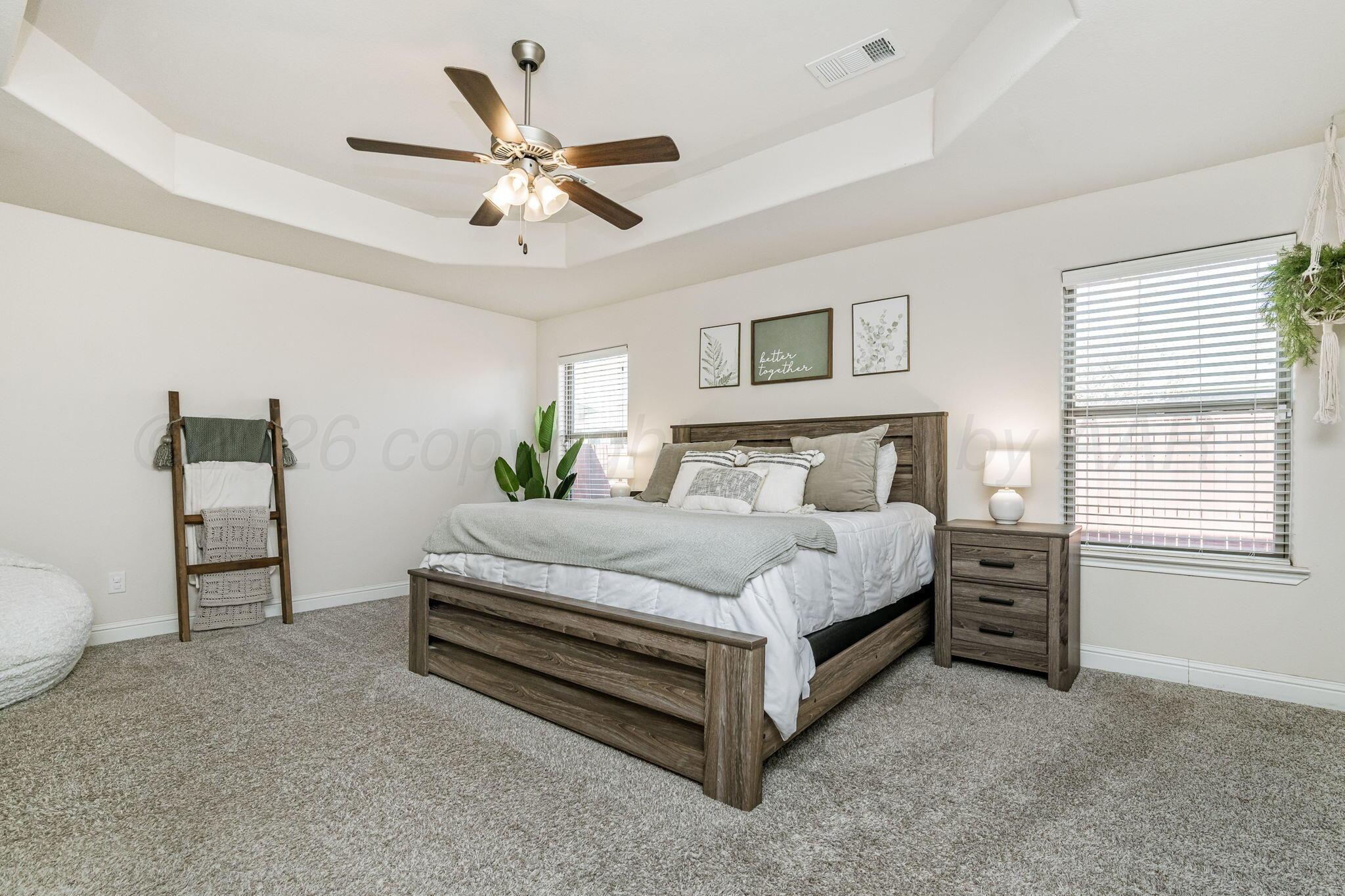 7302 Sinclair Street Amarillo, TX 79119 - Photo 10 of 21 Isolated Primary Bedroom