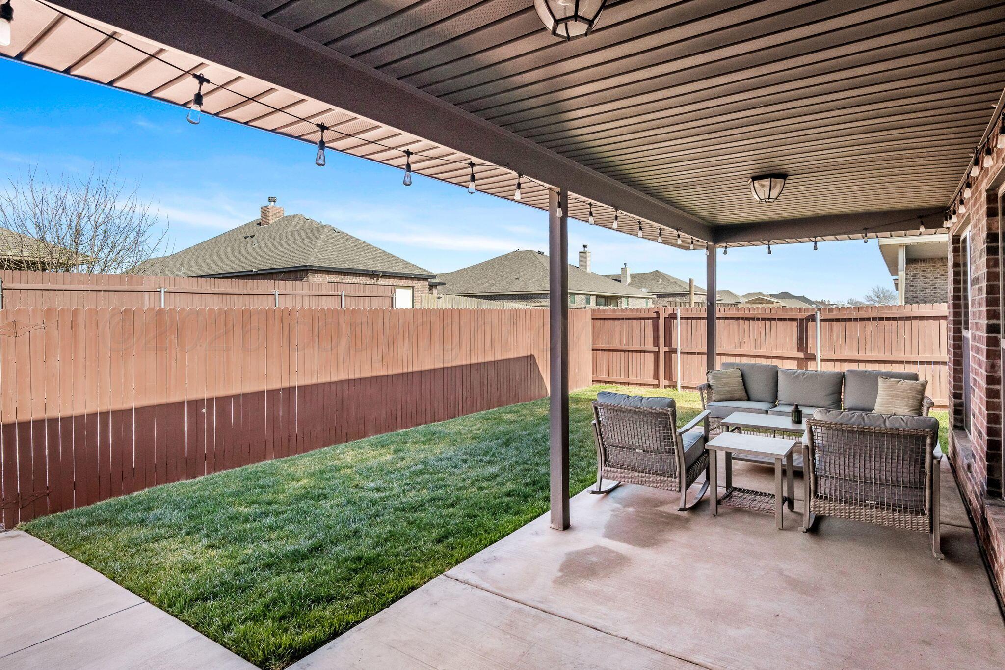 7302 Sinclair Street Amarillo, TX 79119 - Photo 19 of 21 Back Patio