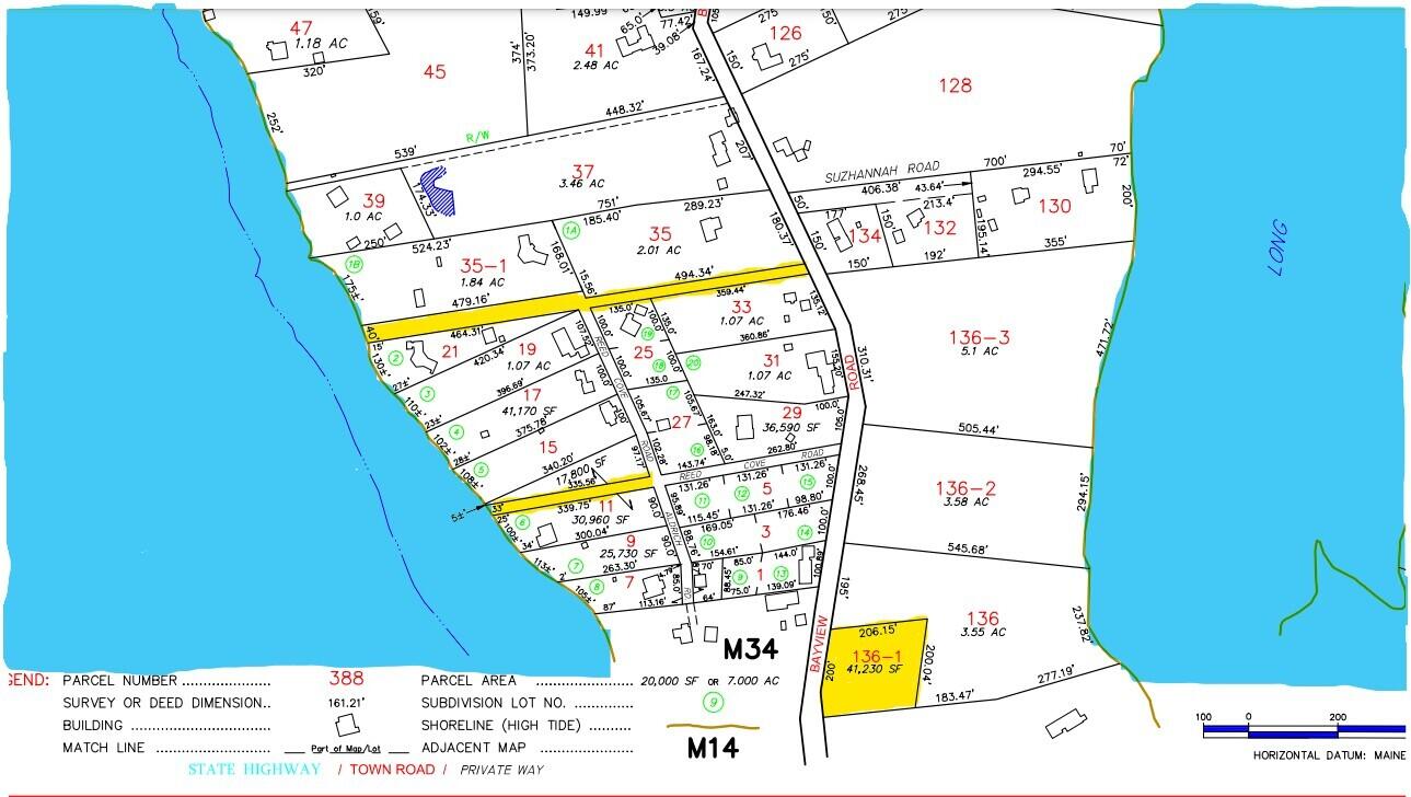 0 Bayview Road Orrs Island, ME 04066 - Photo 8 of 15 Tax Map